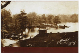 Outlet - Remains of Block House, Charleston Lake 1911