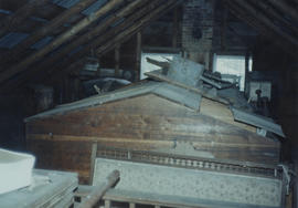 Darling's Store Grain Storage Bins in Loft - 1993