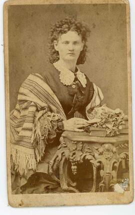 Same Girl sitting at table,Court house studio, Brockville