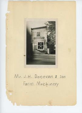 Mr. J.H. Donevan & Son Farm Machinery