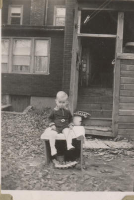 Boy on a box