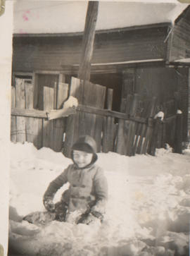 Boy in snow