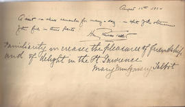 Guest book-Aug. 15,1924, Talbots