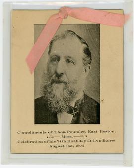 Thomas Pounder Birthday Invitation