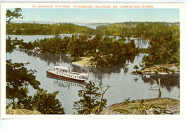 In Narrow waters, Thousand Islands, St. Lawrence River