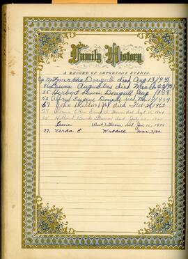 Gord Warner Family Bible